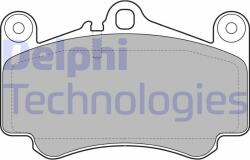 DELPHI set placute frana, frana disc DELPHI LP2056