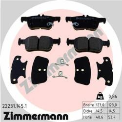 ZIMMERMANN set placute frana, frana disc ZIMMERMANN 22231.145. 1