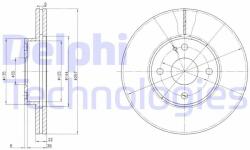 DELPHI Disc frana DELPHI BG2804 (BG2804)