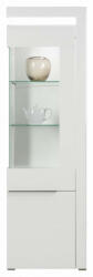 Wipmeble IRMA vitrin jobb fehér/fényes fehér - smartbutor