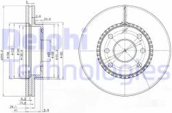 DELPHI Disc frana DELPHI BG3790 (BG3790)