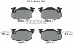 TEXTAR set placute frana, frana disc TEXTAR 2090506 (2090506)