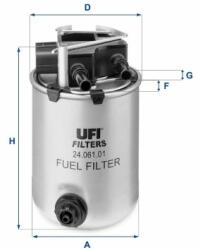 UFI filtru combustibil UFI 24.061. 01 (24.061.01)