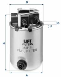 UFI filtru combustibil UFI 24.061. 01 - automobilus
