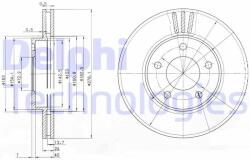 DELPHI Disc frana DELPHI BG3792 (BG3792) - automobilus
