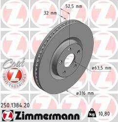 ZIMMERMANN Disc frana ZIMMERMANN COAT Z 250.1384. 20 (250.1384.20)