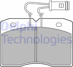 DELPHI set placute frana, frana disc DELPHI LP580 (LP580)