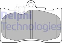 DELPHI set placute frana, frana disc DELPHI LP1689 (LP1689)