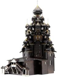 Piececool Puzzle 3D Piececool, Biserica Transfigurarii Kizhi, Metal, 220 piese