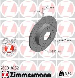 ZIMMERMANN Disc frana ZIMMERMANN SPORT Z 280.3186. 52 (280.3186.52)