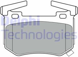DELPHI set placute frana, frana disc DELPHI LP3397 (LP3397)