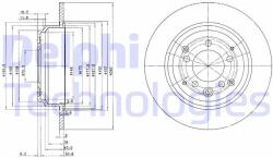 DELPHI Disc frana DELPHI BG3060 (BG3060)