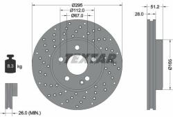 TEXTAR Disc frana TEXTAR PRO+ 92257505 (92257505)