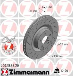 ZIMMERMANN Disc frana ZIMMERMANN COAT Z 400.3658. 20 (400.3658.20)
