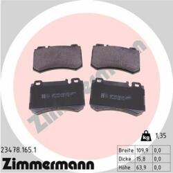 ZIMMERMANN set placute frana, frana disc ZIMMERMANN 23478.165. 1