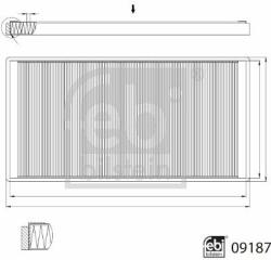 Febi Bilstein Filtru, aer habitaclu FEBI BILSTEIN 09187 (09187)