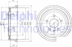 DELPHI Tambur frana DELPHI BF403