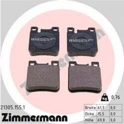 ZIMMERMANN set placute frana, frana disc ZIMMERMANN 21305.155. 1 (21305.155.1)