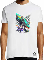 Magnolion Nő és űrhajó v1 póló