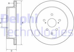 DELPHI Disc frana DELPHI BG4929C (BG4929C) - automobilus