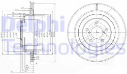 DELPHI Disc frana DELPHI BG3931