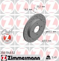 ZIMMERMANN Disc frana ZIMMERMANN SPORT Z 250.1340. 52 (250.1340.52)