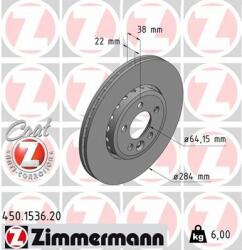 ZIMMERMANN Disc frana ZIMMERMANN COAT Z 450.1536. 20 (450.1536.20)