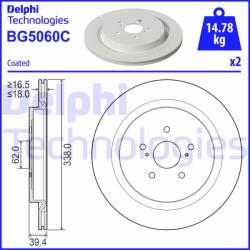 DELPHI Disc frana DELPHI BG5060C