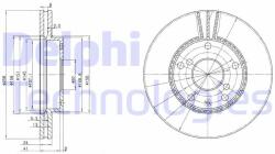 DELPHI Disc frana DELPHI BG3531 (BG3531)