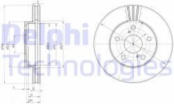 DELPHI Disc frana DELPHI BG2906 (BG2906)