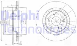 DELPHI Disc frana DELPHI BG3795 (BG3795)
