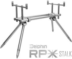 Delphin Rod Pod Aluminiu Delphin RPX Stalk Silver, 2 Posturi (101001624) Suport lanseta