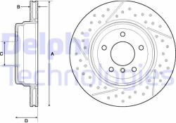 DELPHI Disc frana DELPHI BG4714C (BG4714C)