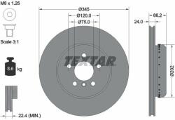 TEXTAR Disc frana TEXTAR PRO+ 92265625 (92265625)