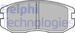 DELPHI set placute frana, frana disc DELPHI LP736 (LP736)