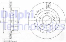 DELPHI Disc frana DELPHI BG3814 (BG3814) - automobilus