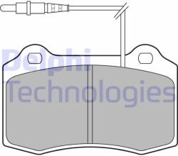 DELPHI set placute frana, frana disc DELPHI LP1457 (LP1457)