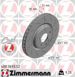 ZIMMERMANN Disc frana ZIMMERMANN 400.3693. 52