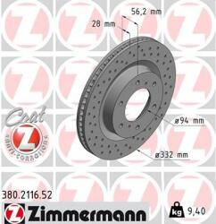 ZIMMERMANN Disc frana ZIMMERMANN 380.2116. 52