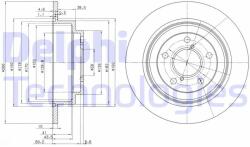 DELPHI Disc frana DELPHI BG2826 (BG2826)