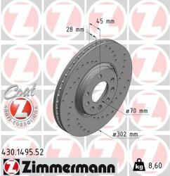 ZIMMERMANN Disc frana ZIMMERMANN 430.1495. 52