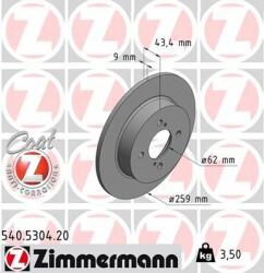 ZIMMERMANN Disc frana ZIMMERMANN COAT Z 540.5304. 20 (540.5304.20)