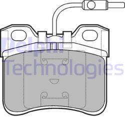 DELPHI set placute frana, frana disc DELPHI LP652