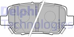 DELPHI set placute frana, frana disc DELPHI LP2160 (LP2160)