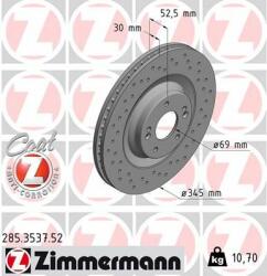 ZIMMERMANN Disc frana ZIMMERMANN 285.3537. 52 - automobilus