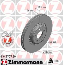 ZIMMERMANN Disc frana ZIMMERMANN COAT Z 610.3707. 20 (610.3707.20)