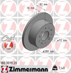 ZIMMERMANN Disc frana ZIMMERMANN COAT Z 180.3019. 20 (180.3019.20)