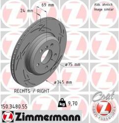 ZIMMERMANN Disc frana ZIMMERMANN BLACK Z 150.3480. 55 (150.3480.55)