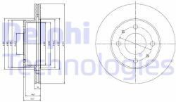 DELPHI Disc frana DELPHI BG3946 (BG3946)