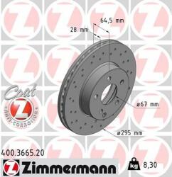 ZIMMERMANN Disc frana ZIMMERMANN 400.3665. 20